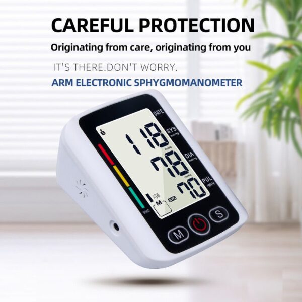0f16c5f3-efbd-4a2a-9383-95a88a5ef500 🩺 Fully Automatic Digital Blood Pressure Monitor