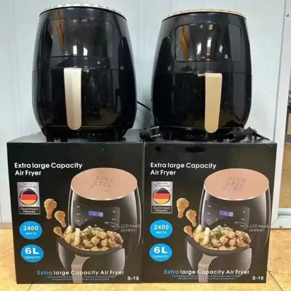 2400W 6L High-Capacity Factory Customizable Digital Power Smart Silver Crest Air Fryer Oven Multi-Functional for Household RV 2400W 6L High-Capacity Factory Customizable Digital Power Smart Silver Crest Air Fryer Oven Multi-Functional for Household RV