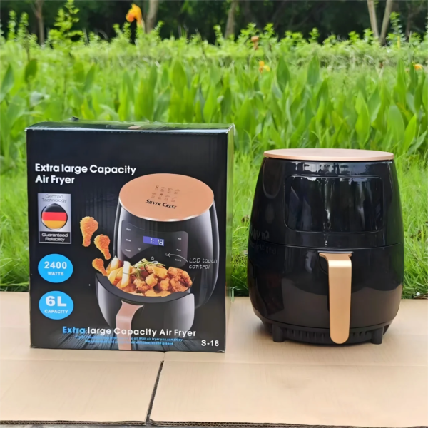 2400W 6L High-Capacity Factory Customizable Digital Power Smart Silver Crest Air Fryer Oven Multi-Functional for Household RV 2400W 6L High-Capacity Factory Customizable Digital Power Smart Silver Crest Air Fryer Oven Multi-Functional for Household RV