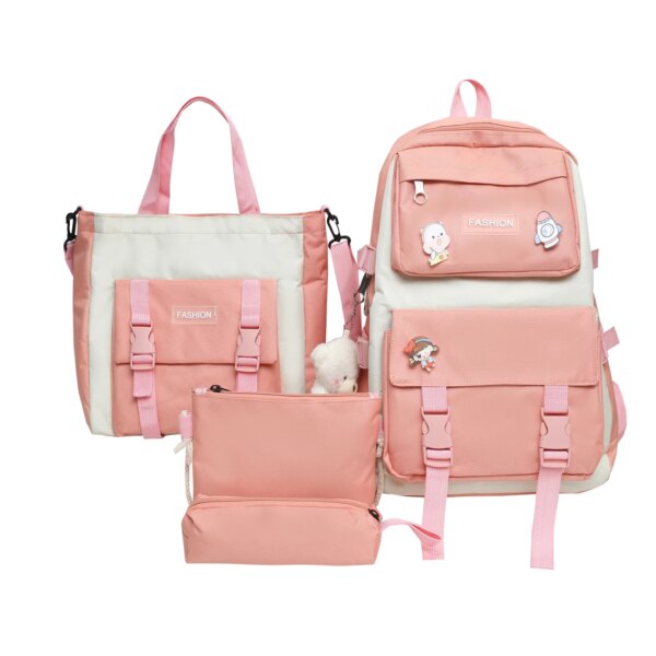4 Pcs/set School Bag for Kids Backpack Girls School Bag Set Kids Bagpack Children School Backpack Rucksack Backpack Bag Blank 4 Pcs/set School Bag for Kids Backpack Girls School Bag Set Kids Bagpack Children School Backpack Rucksack Backpack Bag Blank