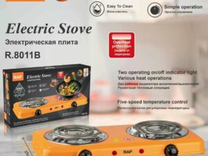 IMG_4645 RAF Double Electric Stove – 2000W (R.8011B) | Dual Hot Plate Cooker