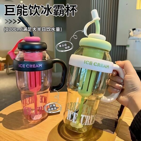 Ice Cream Shaped 1300 ml Sports / Sipping Bottle