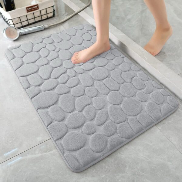3D Pebble Memory Foam Bath Mat