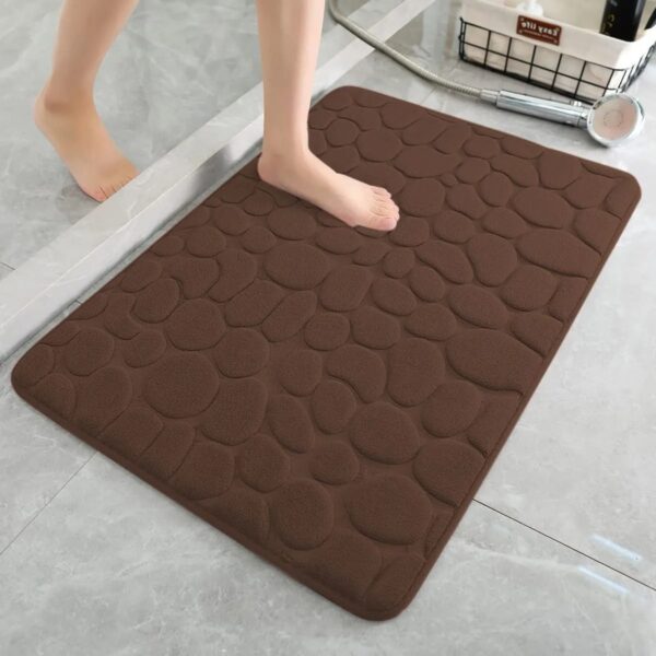 3D Pebble Memory Foam Bath Mat