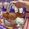 IMG_4942 Hello Kitty Pink Plaid Embroidered Handbag