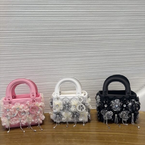 IMG_4952 2025 Summer Lace High-End Crossbody Small Square Bag