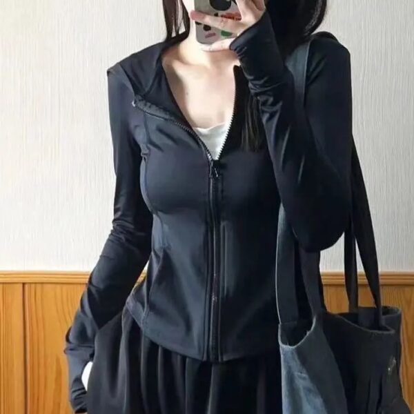 IMG_5243 UPF50+Summer Sunscreen Clothing 2025 New Ultra Thin Ice Silk Breathable Anti UV Slimming Sunscreen Clothing