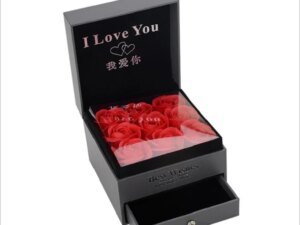 Custom Jewelry Cardboard Boxes Package Elegant Design Rigid Paper Tea Packaging Heart Shape Cardboard Gift Box With Logo