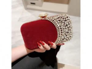 Evening Handbag Oval Bag Shiny Rhinestone Dress Bag Evening Handbag Oval Bag Shiny Rhinestone Dress Bag
