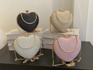 Factory Wholesale Handbags 2025 Light Lady Love Chain Bags Lady Design Purses for Women Factory Wholesale Handbags 2025 Light Lady Love Chain Bags Lady Design Purses for Women