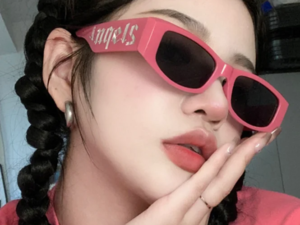 Fashion Rectangle Sunglasses Women Metal Logo Custom Small Square Frame Sun Glasses Unisex Adult