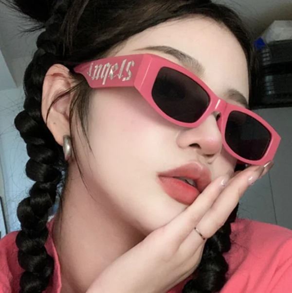 Fashion Rectangle Sunglasses Women Metal Logo Custom Small Square Frame Sun Glasses Unisex Adult Fashion Rectangle Sunglasses Women Metal Logo Custom Small Square Frame Sun Glasses Unisex Adult