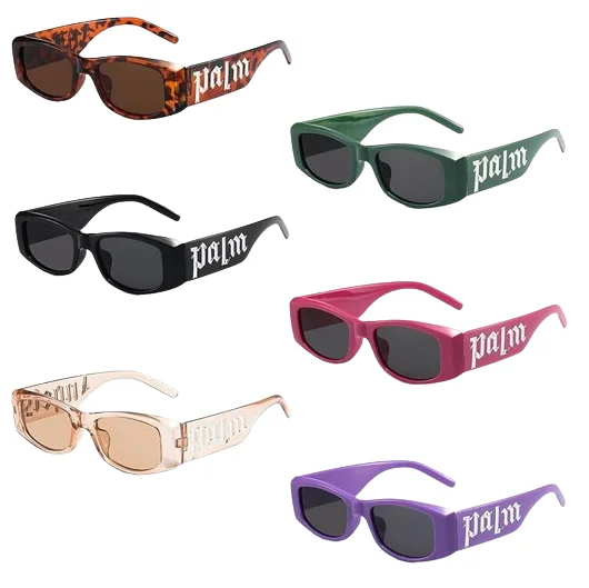 Fashion Rectangle Sunglasses Women Metal Logo Custom Small Square Frame Sun Glasses Unisex Adult Fashion Rectangle Sunglasses Women Metal Logo Custom Small Square Frame Sun Glasses Unisex Adult