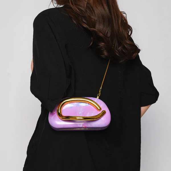 Fashionable Cross-Border Acrylic Box Bag with Hand-Held Niche Evening Mini Crossbody Bag for Parties Fashionable Cross-Border Acrylic Box Bag with Hand-Held Niche Evening Mini Crossbody Bag for Parties