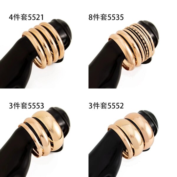 Fashionable Metal Landscape Bracelet Set for Women, Exaggerated and Distinctive Wide Threaded Bracelet Bangle N99141 Fashionable Metal Landscape Bracelet Set for Women, Exaggerated and Distinctive Wide Threaded Bracelet Bangle N99141