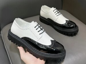 High Top Suede PU Pointed Autumn Factory Genuine Leather Men Dress Shoes Comfortable Convenient Formal Office Parties Shoes