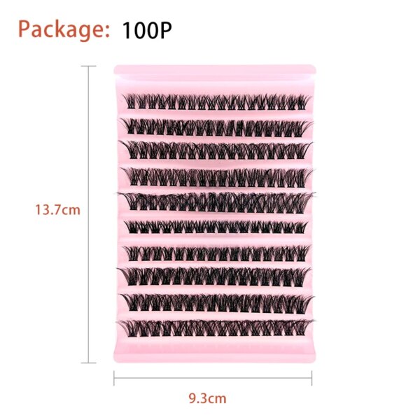 K027 DIY Handmade False Eyelashes 100P Long Natural 20D Volume Damage Package Compensation Foreign Trade DIY Lashes Wholesale K027 DIY Handmade False Eyelashes 100P Long Natural 20D Volume Damage Package Compensation Foreign Trade DIY Lashes Wholesale