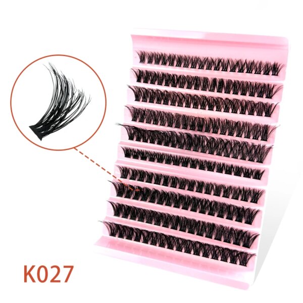 K027 DIY Handmade False Eyelashes 100P Long Natural 20D Volume Damage Package Compensation Foreign Trade DIY Lashes Wholesale K027 DIY Handmade False Eyelashes 100P Long Natural 20D Volume Damage Package Compensation Foreign Trade DIY Lashes Wholesale