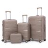 Manufacturer Wholesale Men's Travel Luggage Set 13/20/24/28 Inch Export Suitcase With Password Box and Pull Rod PP Material Manufacturer Wholesale Men's Travel Luggage Set 13/20/24/28 Inch Export Suitcase With Password Box and Pull Rod PP Material
