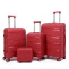 Manufacturer Wholesale Men's Travel Luggage Set 13/20/24/28 Inch Export Suitcase With Password Box and Pull Rod PP Material Manufacturer Wholesale Men's Travel Luggage Set 13/20/24/28 Inch Export Suitcase With Password Box and Pull Rod PP Material