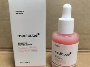 Medicube Salmon DNA PDRN Pink Peptide Serum Face for Essence Liquid New Skin Care Facial Serum for Hydrating Peptide Serum