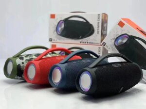 Mini Boombox3 LED Handle Portable Bluetooth Wireless Speakers Waterproof PC Column Outdoor Music Player Gift Boombox With RGB
