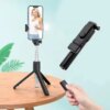 Mini Flexible Extendable Rotating Phone Stand and Selfie Stick with Remote for Mobile Vlogging Live Video and Photo Shooting Mini Flexible Extendable Rotating Phone Stand and Selfie Stick with Remote for Mobile Vlogging Live Video and Photo Shooting