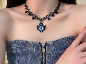 New Cuban Chain Star Moon Pendant Necklace for Men and Ladies Punk Chains Choker Necklaces Gifts New Cuban Chain Star Moon Pendant Necklace for Men and Ladies Punk Chains Choker Necklaces Gifts