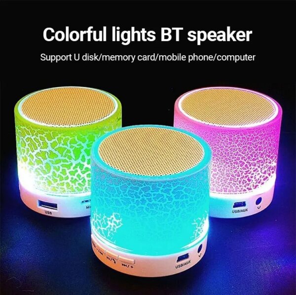 New Mini A9 Wireless Speaker with RGB Led Light Wireless Subwoofer Portable Outdoor Speaker TF Card AUX USB Speaker for Gift New Mini A9 Wireless Speaker with RGB Led Light Wireless Subwoofer Portable Outdoor Speaker TF Card AUX USB Speaker for Gift