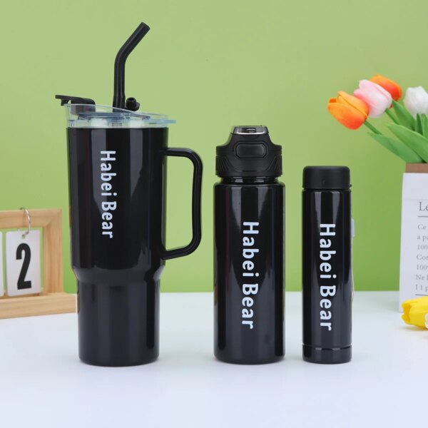 New Portable Cup Single Cute Children Motivational Mug Sports Big Capacity 3 in 1 Set Plastic Water Bottle Set New Portable Cup Single Cute Children Motivational Mug Sports Big Capacity 3 in 1 Set Plastic Water Bottle Set