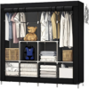 NIHAO China Cheap Canvas Fabric Folding Portable Wardrobe Closet NIHAO China Cheap Canvas Fabric Folding Portable Wardrobe Closet