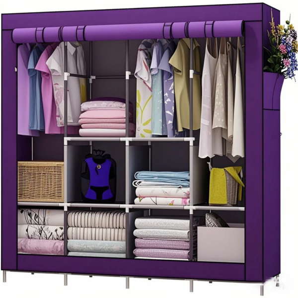 NIHAO China Cheap Canvas Fabric Folding Portable Wardrobe Closet NIHAO China Cheap Canvas Fabric Folding Portable Wardrobe Closet