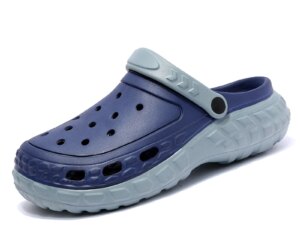 Popular Two-color Tire-soled Clogs Size 40--45 Thick-soled Beach Sandals for Men Popular Two-color Tire-soled Clogs Size 40--45 Thick-soled Beach Sandals for Men