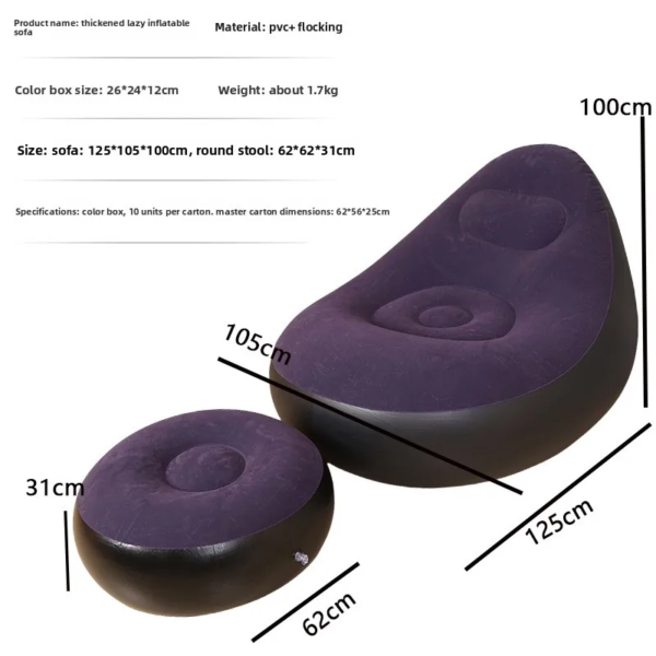Portable Camping Chair Inflatable air Compressed Sofa Inflatable Sofa Bed Chairs and Bean Bag Sofas Portable Camping Chair Inflatable air Compressed Sofa Inflatable Sofa Bed Chairs and Bean Bag Sofas