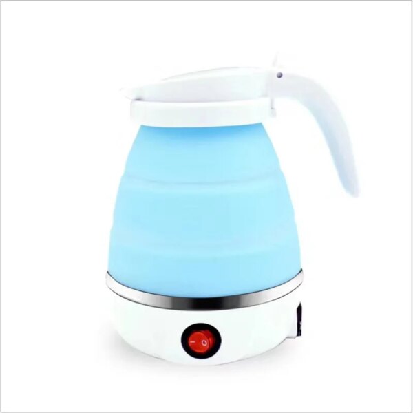 Portable Double-Layer Automatic Power-Off Mini Folding Silicone 0.6L Thermal Insulated Electric Kettle USB Available Household Portable Double-Layer Automatic Power-Off Mini Folding Silicone 0.6L Thermal Insulated Electric Kettle USB Available Household