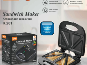 RAF Multifunctional Mould Plates Detachable Non-stick Panini Press Machine Breakfast Grill Waffle Sandwich Maker Machine