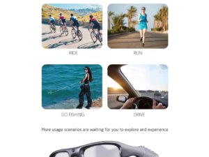 Smart Glasses with Camera 1080P HD WIFI Sports Glasses Camera for Men Recording Glasses