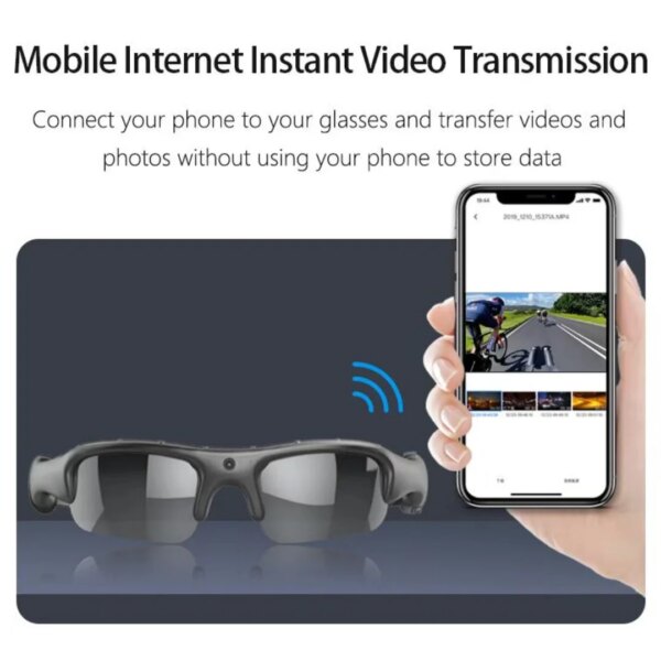 Smart Glasses with Camera 1080P HD WIFI Sports Glasses Camera for Men Recording Glasses Smart Glasses with Camera 1080P HD WIFI Sports Glasses Camera for Men Recording Glasses