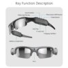 Smart Glasses with Camera 1080P HD WIFI Sports Glasses Camera for Men Recording Glasses Smart Glasses with Camera 1080P HD WIFI Sports Glasses Camera for Men Recording Glasses