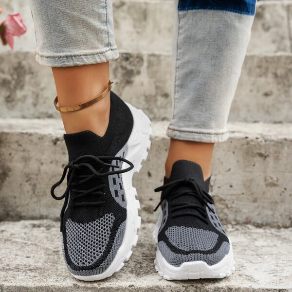 Spring Custom Women's Sneakers Breathable Multifunctional Walking Running Shoes Bulk Order Lightweight Platform Sneakers Spring Custom Women's Sneakers Breathable Multifunctional Walking Running Shoes Bulk Order Lightweight Platform Sneakers