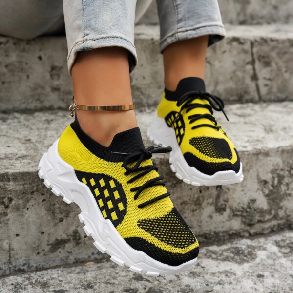 Spring Custom Women's Sneakers Breathable Multifunctional Walking Running Shoes Bulk Order Lightweight Platform Sneakers Spring Custom Women's Sneakers Breathable Multifunctional Walking Running Shoes Bulk Order Lightweight Platform Sneakers
