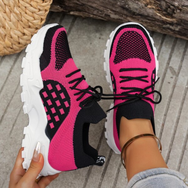 Spring Custom Women's Sneakers Breathable Multifunctional Walking Running Shoes Bulk Order Lightweight Platform Sneakers Spring Custom Women's Sneakers Breathable Multifunctional Walking Running Shoes Bulk Order Lightweight Platform Sneakers