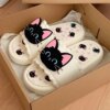 Summer Women Girls Ladies Indoor Outdoor Cute Cat Thick Sole Slides Slipper Sandals Summer Women Girls Ladies Indoor Outdoor Cute Cat Thick Sole Slides Slipper Sandals