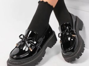 Summer Women's Loafers Peep Toe Garden Shoes With Decoration, Synthetic Leather Upper, TPE Midsole, Other Outsole, Made Summer Women's Loafers Peep Toe Garden Shoes With Decoration, Synthetic Leather Upper, TPE Midsole, Other Outsole, Made