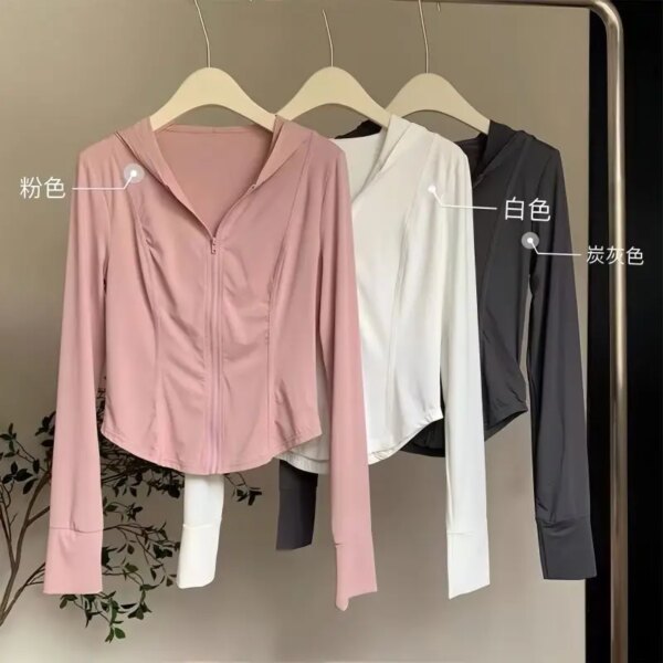 UPF50+Summer Sunscreen Clothing 2025 New Ultra Thin Ice Silk Breathable Anti UV Slimming Sunscreen Clothing UPF50+Summer Sunscreen Clothing 2025 New Ultra Thin Ice Silk Breathable Anti UV Slimming Sunscreen Clothing