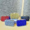 Wholesale Classic Style Square Sparkly Rhinestone Evening Bag Glitter Clutch Diamond Shoulder Purse for Wedding Parties Wholesale Classic Style Square Sparkly Rhinestone Evening Bag Glitter Clutch Diamond Shoulder Purse for Wedding Parties