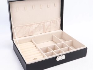 Wholesale Custom Logo Earring Ring Necklace Cases With Lock Jewelry Box Organizer Jewelry Storage PU Leather Jewellery Boxes Wholesale Custom Logo Earring Ring Necklace Cases With Lock Jewelry Box Organizer Jewelry Storage PU Leather Jewellery Boxes