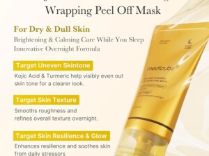 Wholesale Customized Korean Skincare Medicube Tricarboxylic Acid Turmeric Night Wrap Peeling Mask Whitening and Brightening Skin