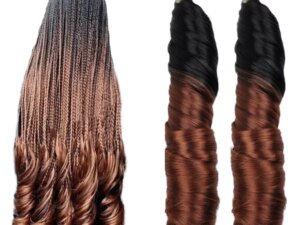 Wholesale French Curls Braiding Hair Smooth Texture Crochet Hair Synthetic Hair Wicks for African Braids 150g 24inch Wholesale French Curls Braiding Hair Smooth Texture Crochet Hair Synthetic Hair Wicks for African Braids 150g 24inch