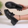 Women's 2026 Spring Autumn New English Style Small Leather Slip on Light Large Size Shallow Flat Heel Comfortable Shoes Women's 2026 Spring Autumn New English Style Small Leather Slip on Light Large Size Shallow Flat Heel Comfortable Shoes